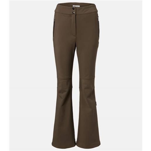 Yves Salomon pantaloni da sci flared