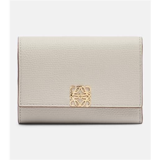 Loewe portafoglio anagram small in pelle