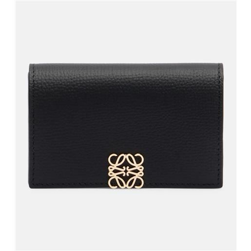 Loewe portacarte anagram in pelle