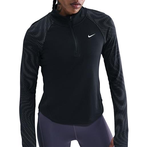 NIKE maglia manica lunga 1/2 zip dri-fit tempo flash donna