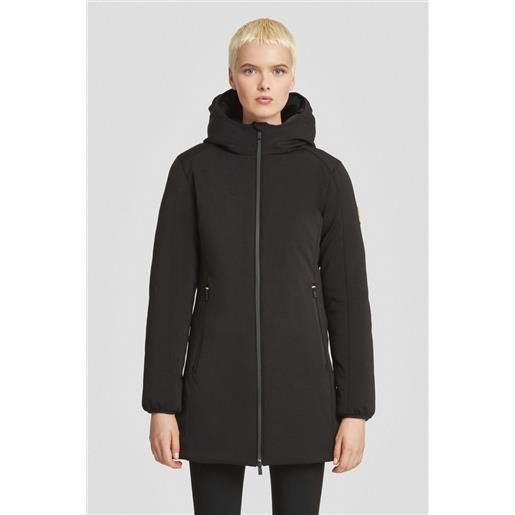 Ciesse Piumini giacca lunga nera in softshell donna ysabel 3.0
