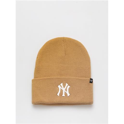 Forty seven new york yankees haymaker khaki berretto uomo/donna mlb - cuffia 47 brand invernale