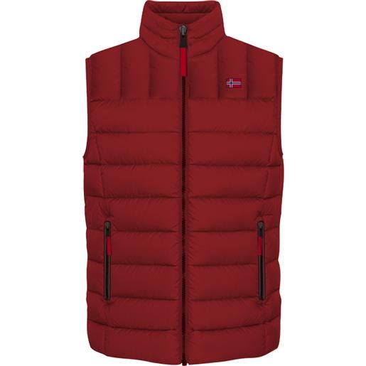 Scuola nautica italiana - smanicato uomo invernale imbottito red