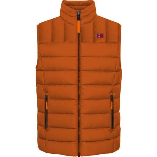 Scuola nautica italiana - smanicato uomo invernale imbottito rust