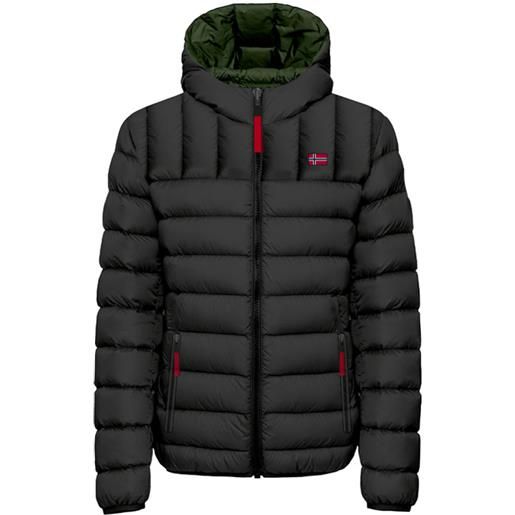 Scuola nautica italiana - piumino uomo invernale imbottito black/army