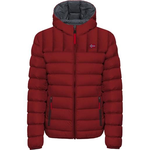 Scuola nautica italiana - piumino uomo invernale imbottito red