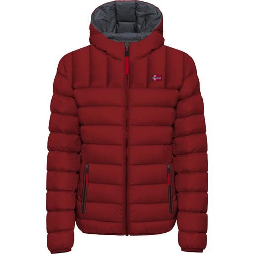 Scuola nautica italiana - piumino uomo invernale imbottito red