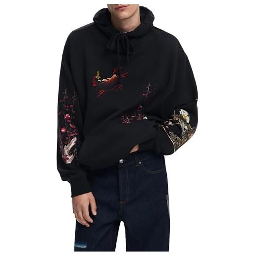 Desigual sweat_postcards, 2000 black, l, nero, l