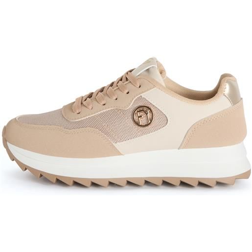 Freddy sneakers donna in similpelle e tessuto oxford