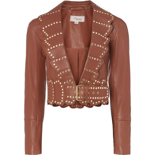 Temperley London giacca texas - marrone