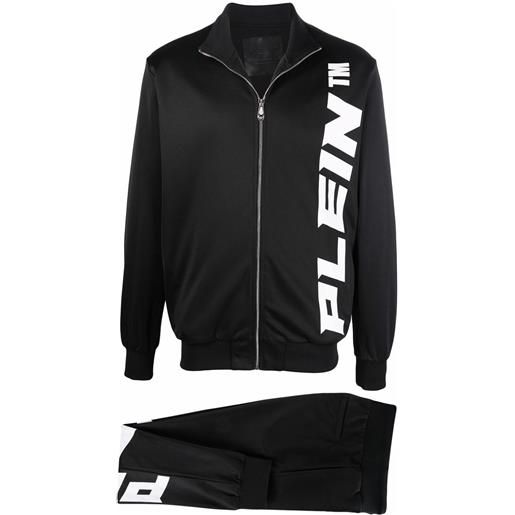 Philipp Plein tuta sportiva con stampa - nero