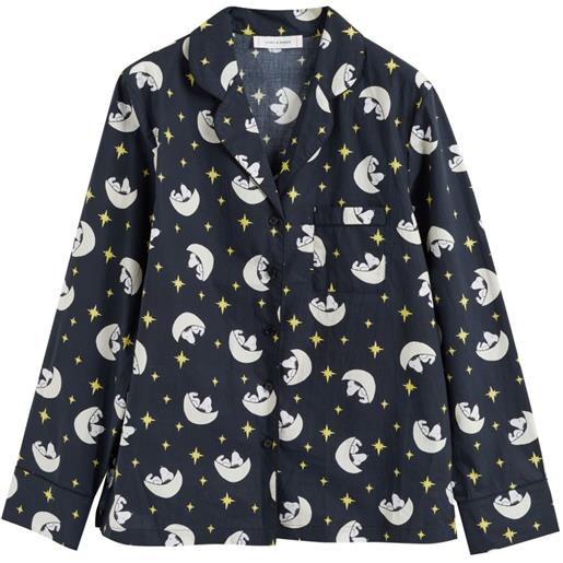 Chinti & Parker pigiama con stampa grafica - nero