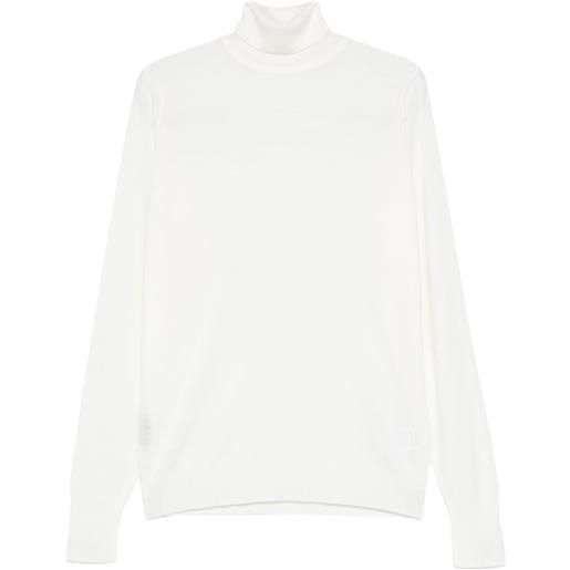 John Smedley maglione richards a collo alto - toni neutri