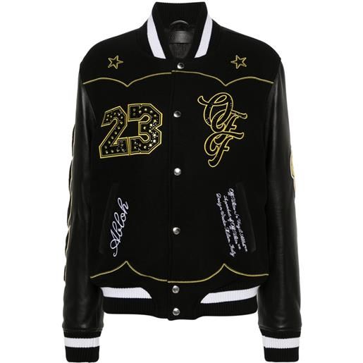 Off-White bomber horseshoe - nero