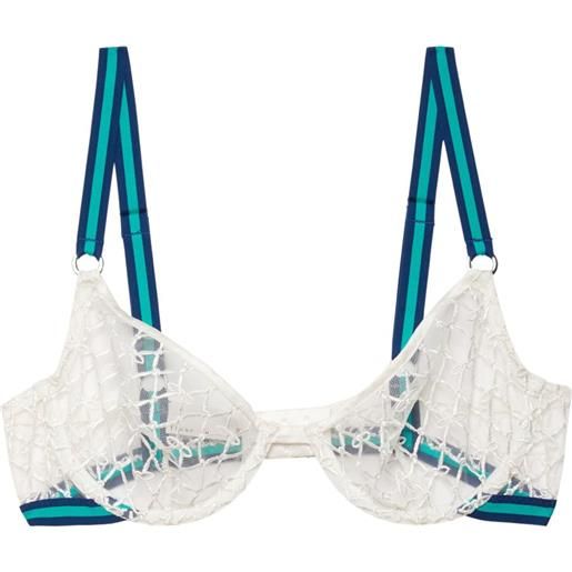 Fleur Du Mal reggiseno match point - bianco
