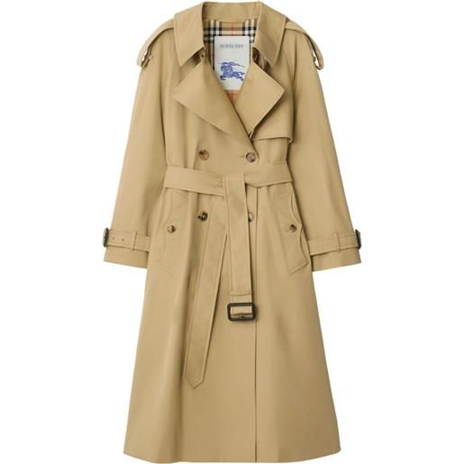 Burberry trench doppiopetto fitzrovia con cintura - toni neutri