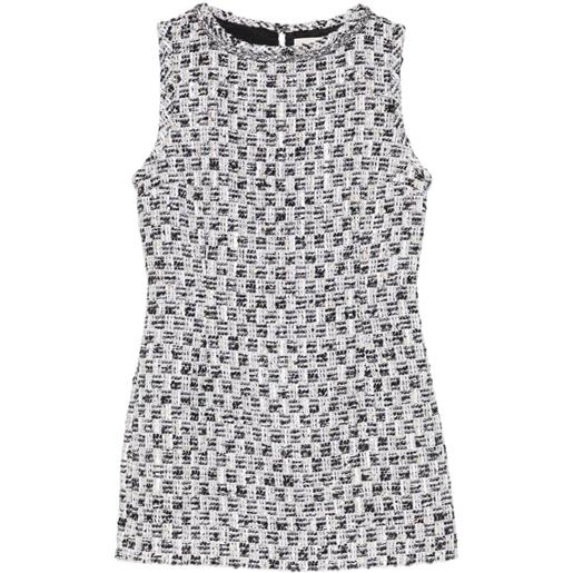 LIBEROWE abito corto in tweed - nero