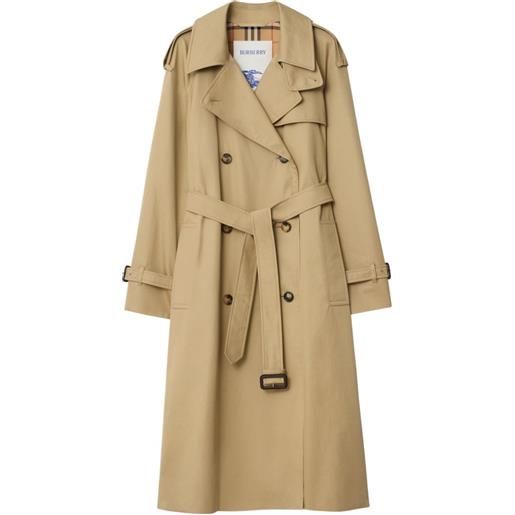 Burberry trench doppiopetto con cintura - toni neutri