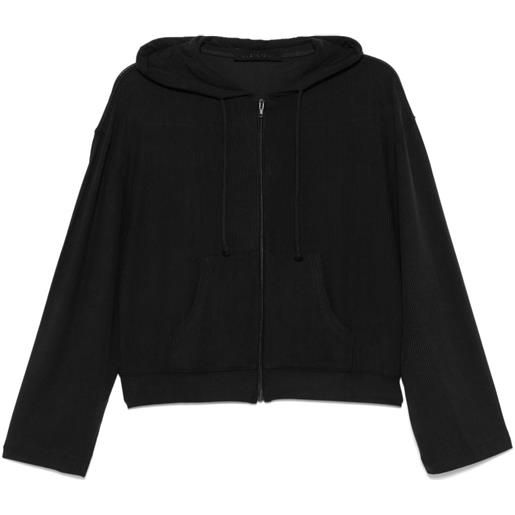 ALAINPAUL felpa con cappuccio e zip - nero