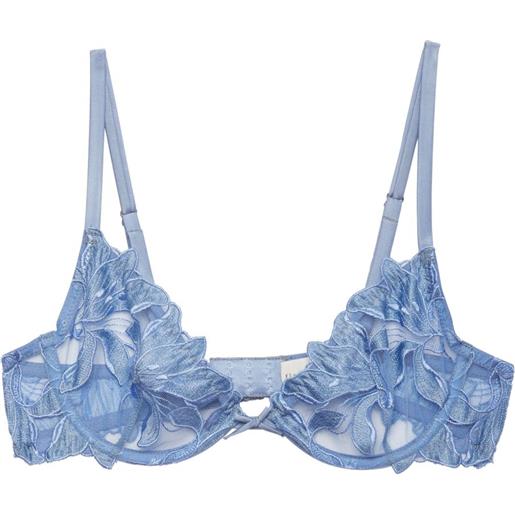Fleur Du Mal reggiseno lily - blu