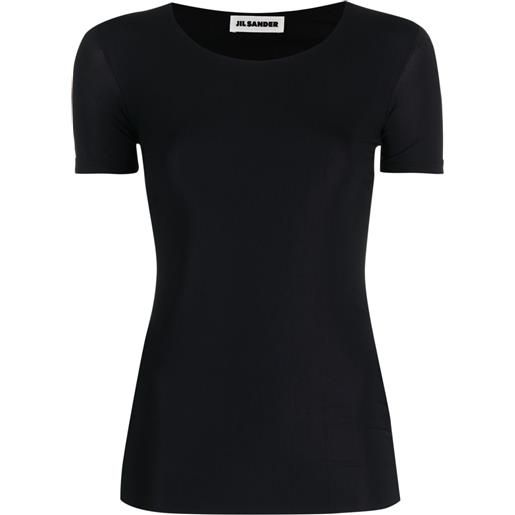 Jil Sander t-shirt girocollo - nero