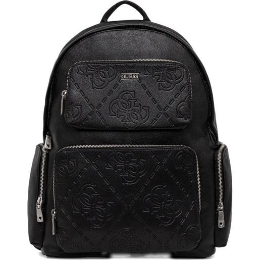 GUESS USA zaino con zip - nero