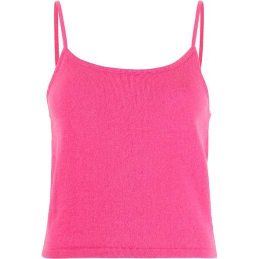 Teddy Cashmere canotta rapallo - rosa