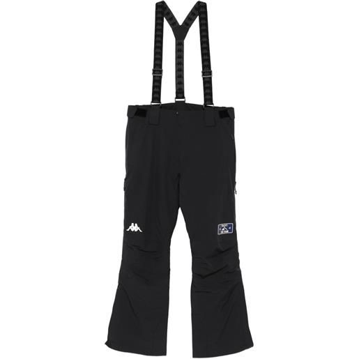 Kappa x Kappa pantaloni con applicazione - nero