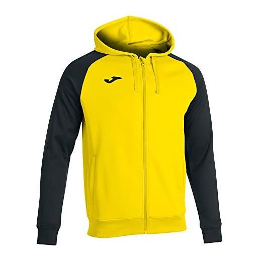 Joma 101967.901.3xs giacca con cappuccio academy iv, giallo - nero