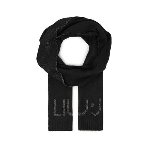 Liu Jo sciarpa logo lurex nero c26lj34 2f5019 m0300