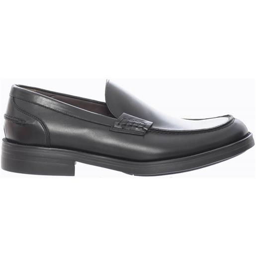 Zenith mocassino uomo ad effetto lucido nero 39