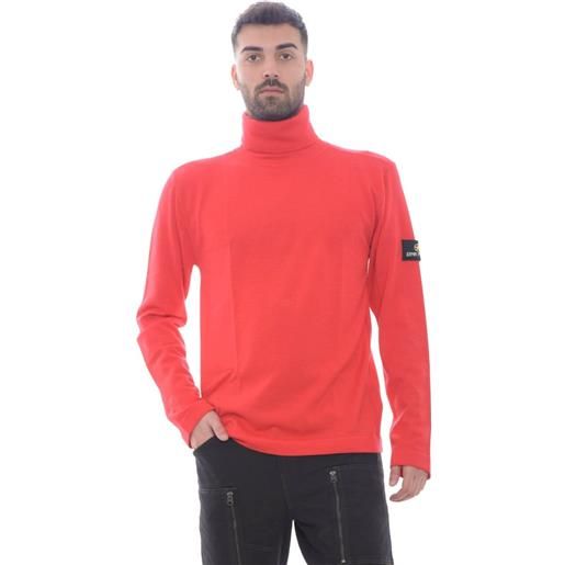 Star Point dolcevita uomo a tinta unita rosso l