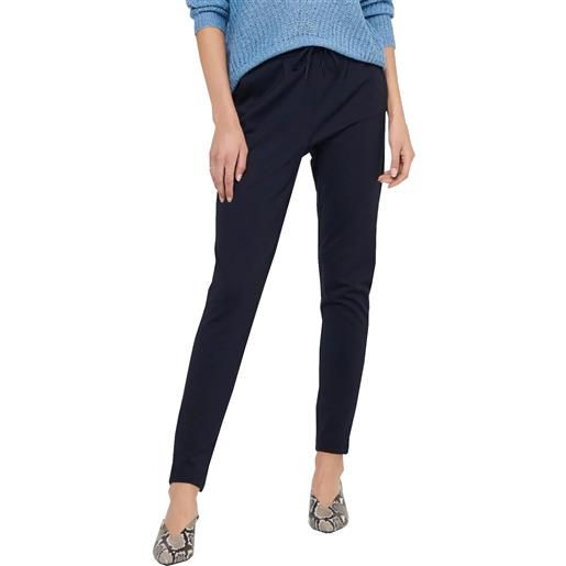 Only pantaloni donna taglio chino blu xs