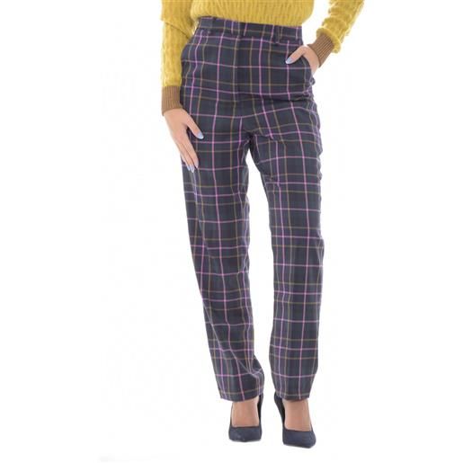 Face To Face pantalone donna a palazzo cambrige blu 40