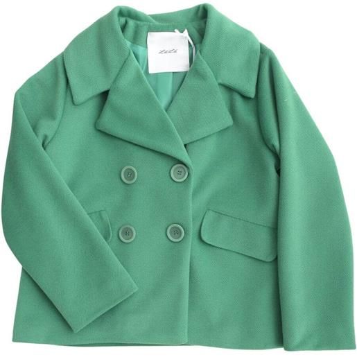 Lùlù by Miss Grant giacca bambina collo rever verde 8a