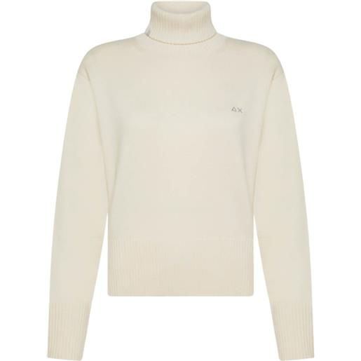 Sun68 dolcevita donna misto lana panna l