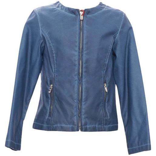 Eddie Pen giubbino bambina in ecopelle polvere 4a, 8a, 10a