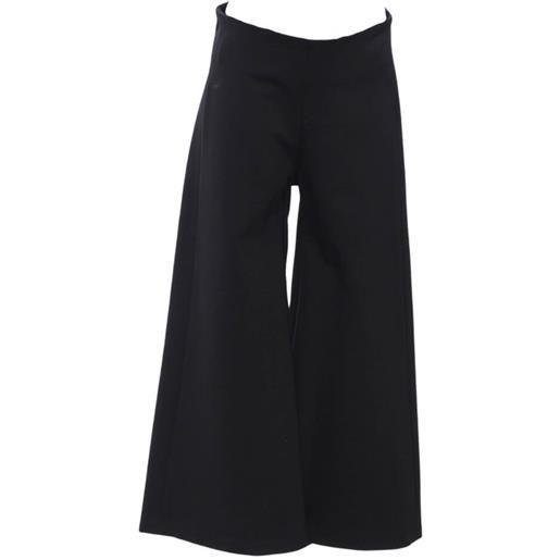 Elsy Girl pantalone a palazzo bambina nero 8a