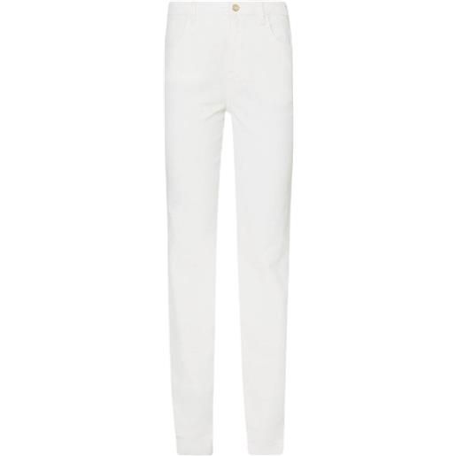 Liu Jo pantaloni donna in velluto bianco 25,27,29