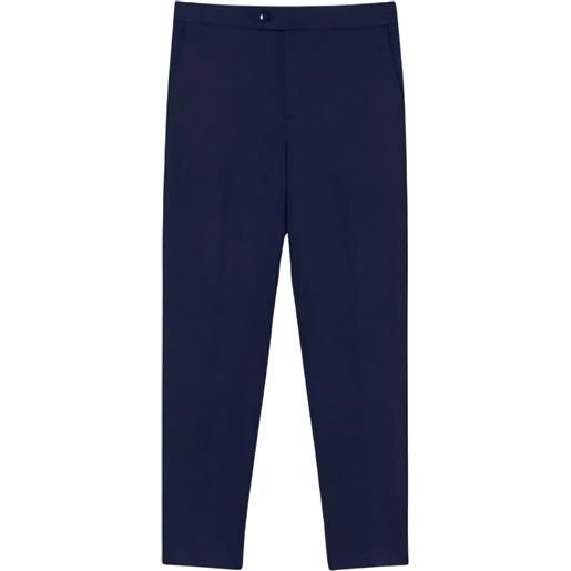 Twinset Milano twinset pantalone donna a sigaretta blu 40