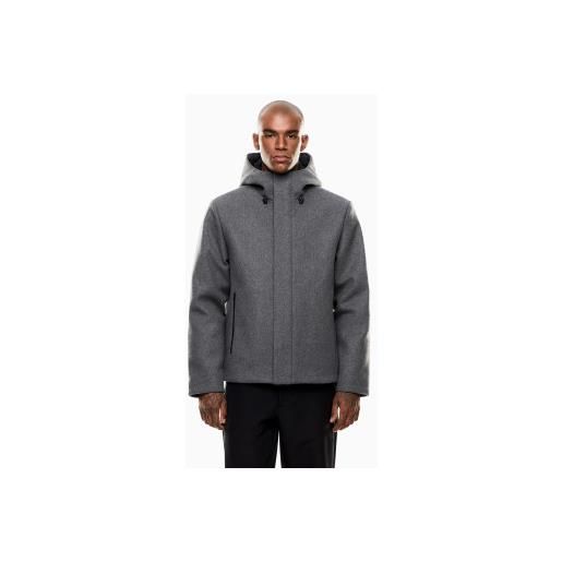 EA7 per uomo. 7m000691_af15957 cappotto in misto lana grigio [3252445], casual, poliestere