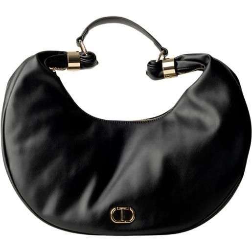 TWINSET borsa hobo eclipse con anelli