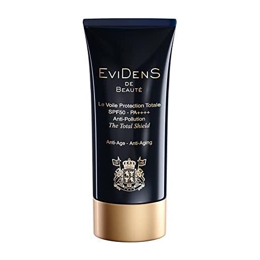 エヴィドンスドゥボーテ evídens de beauté the total shield spf50 50ml crema protezione solare