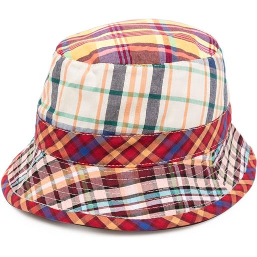 Madison.Maison cappello bucket a quadri - rosso