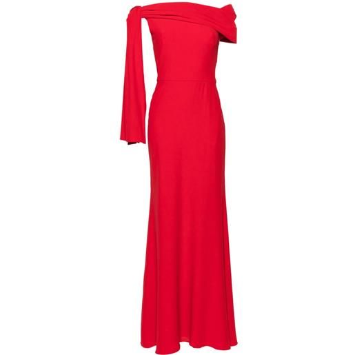 Alexander McQueen abito da sera con spalle scoperte - rosso