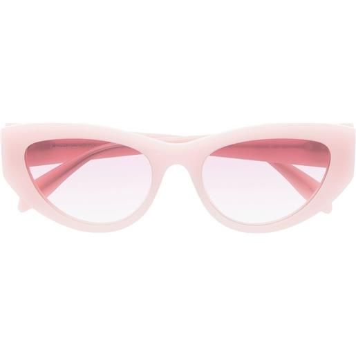 Alexander McQueen Eyewear occhiali da sole cat-eye - rosa