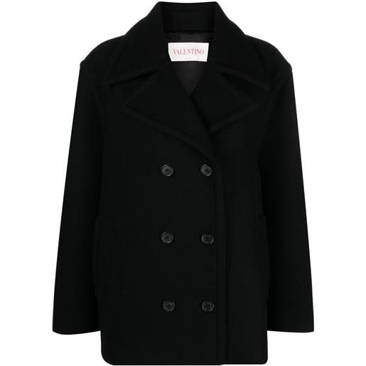 Valentino Garavani cappotto doppiopetto - nero