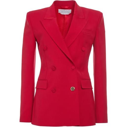 Gabriela Hearst blazer gavin doppiopetto - rosso
