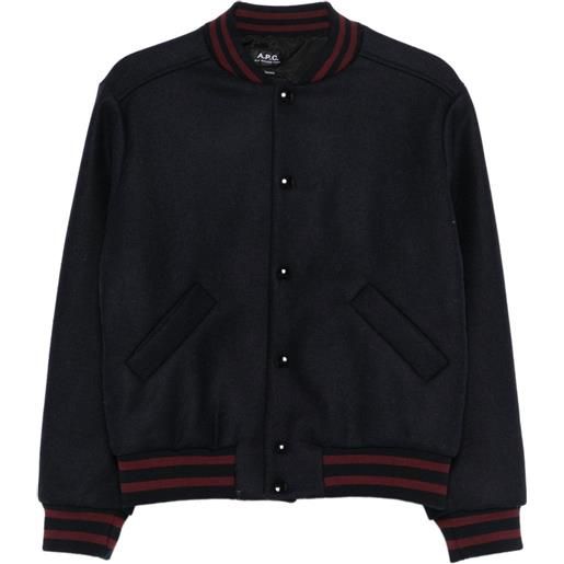 A.P.C. giacca alizee con bottoni - blu