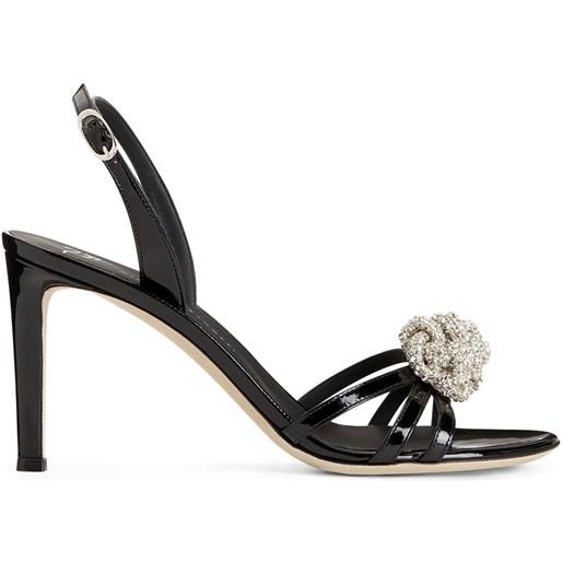 Giuseppe Zanotti sandali con decorazione - nero